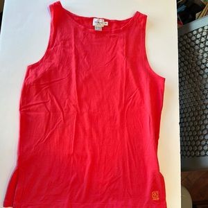 Calvin Klein Jeans tank top, size M, orange/coral